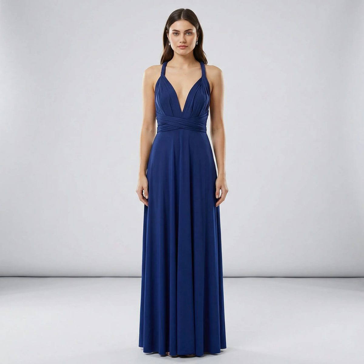 Women's Maxi Wrap Dress for an Elegant Silhouette