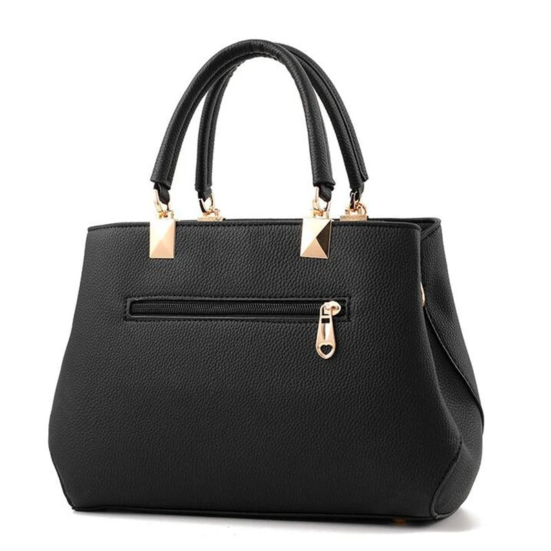 Women's Messenger Bag with Flower Charm