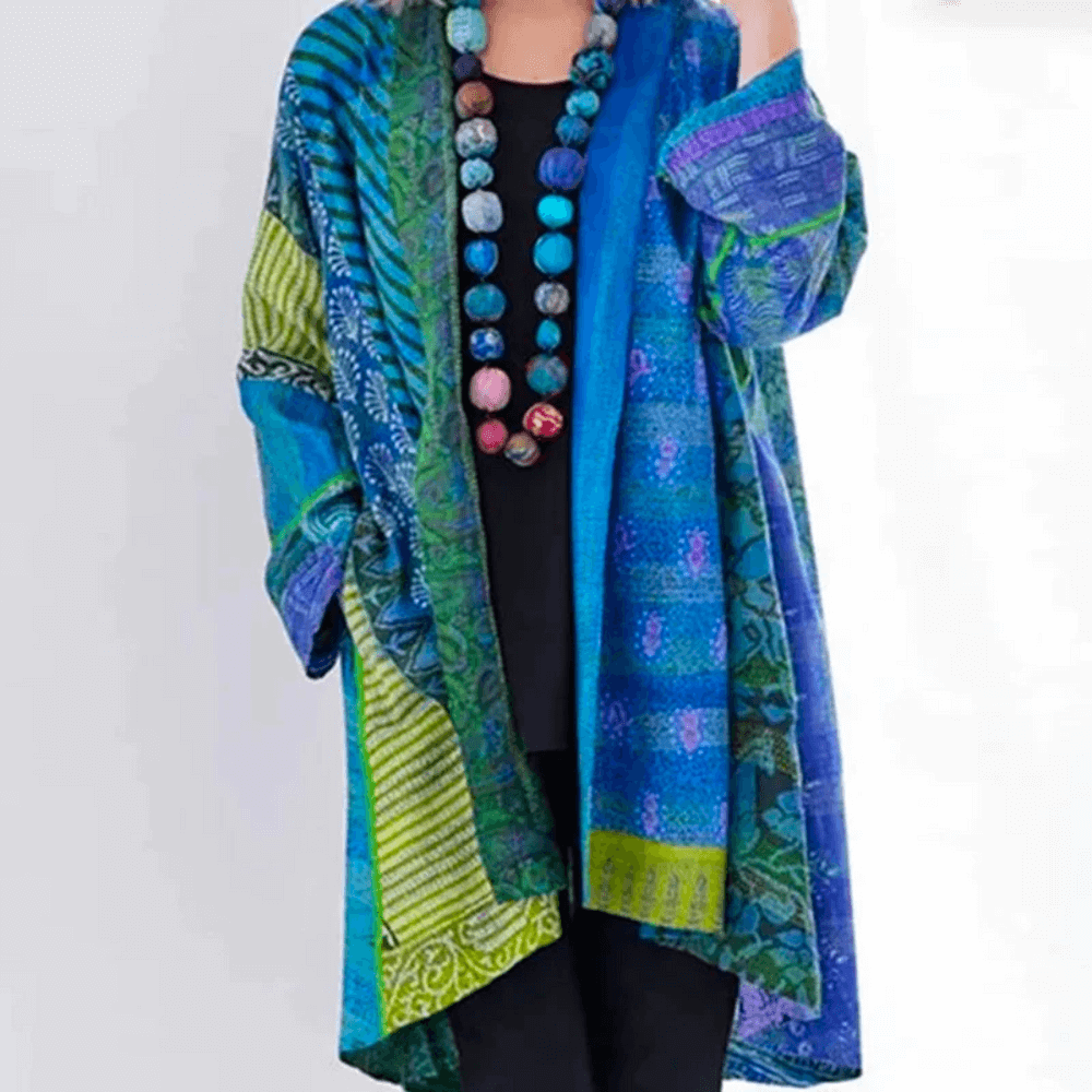 Women's Modern-Vintage Vibrant Cardigan