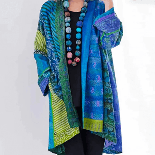 Women's Modern-Vintage Vibrant Cardigan
