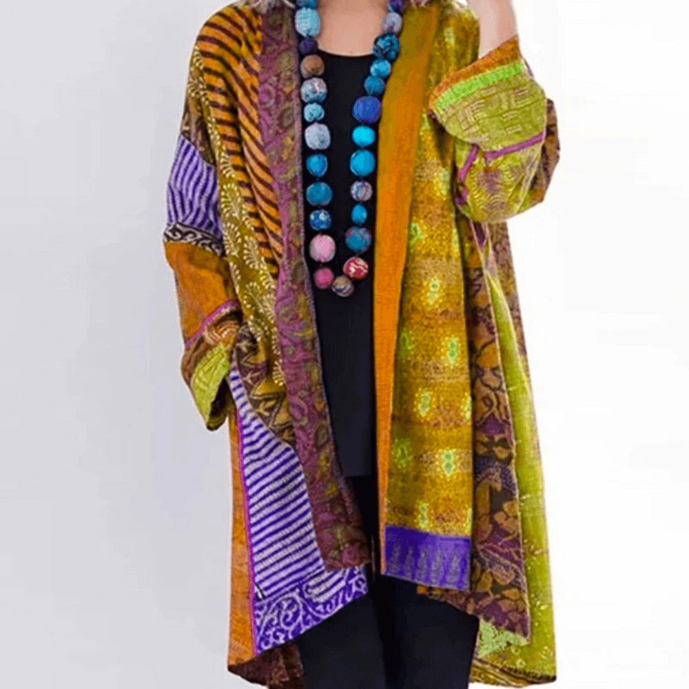 Women's Modern-Vintage Vibrant Cardigan