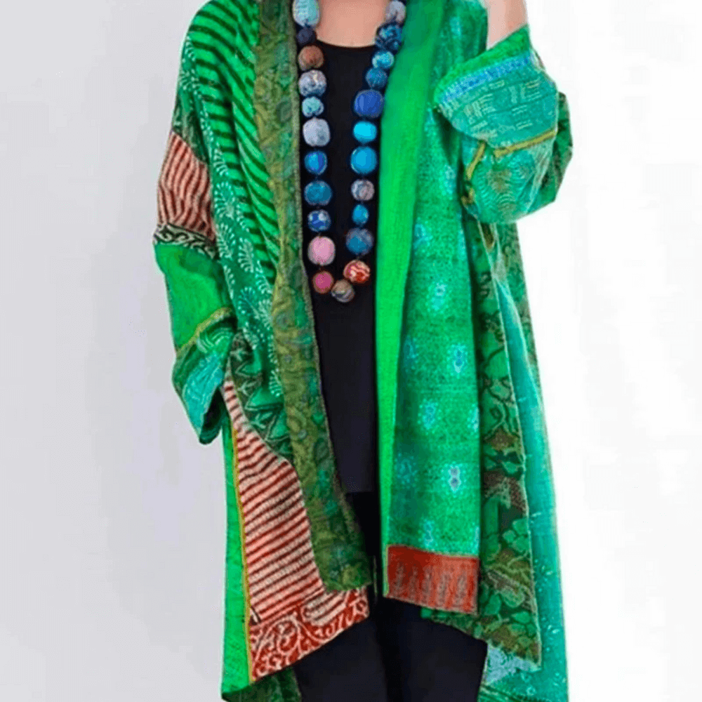 Women's Modern-Vintage Vibrant Cardigan