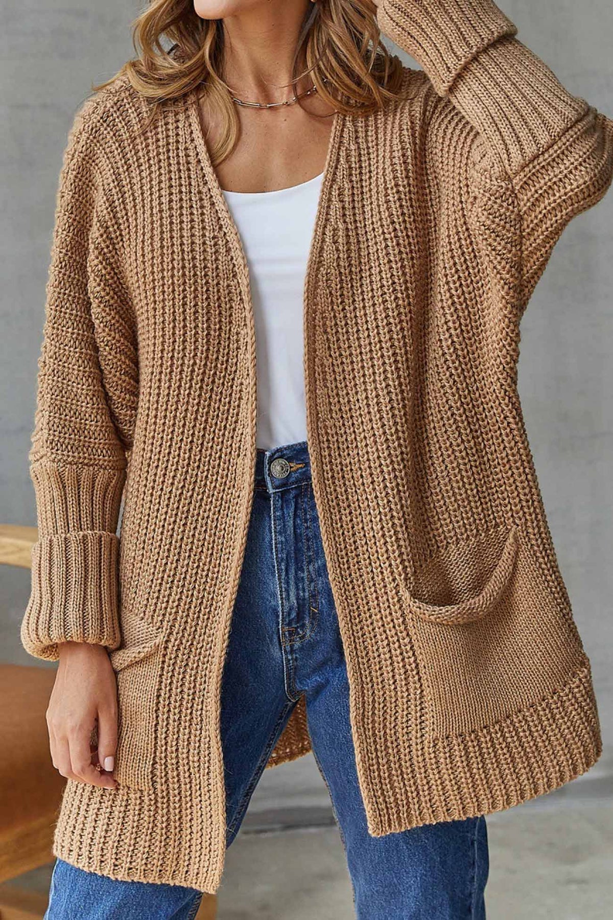 Women's Open-Front Cardigan