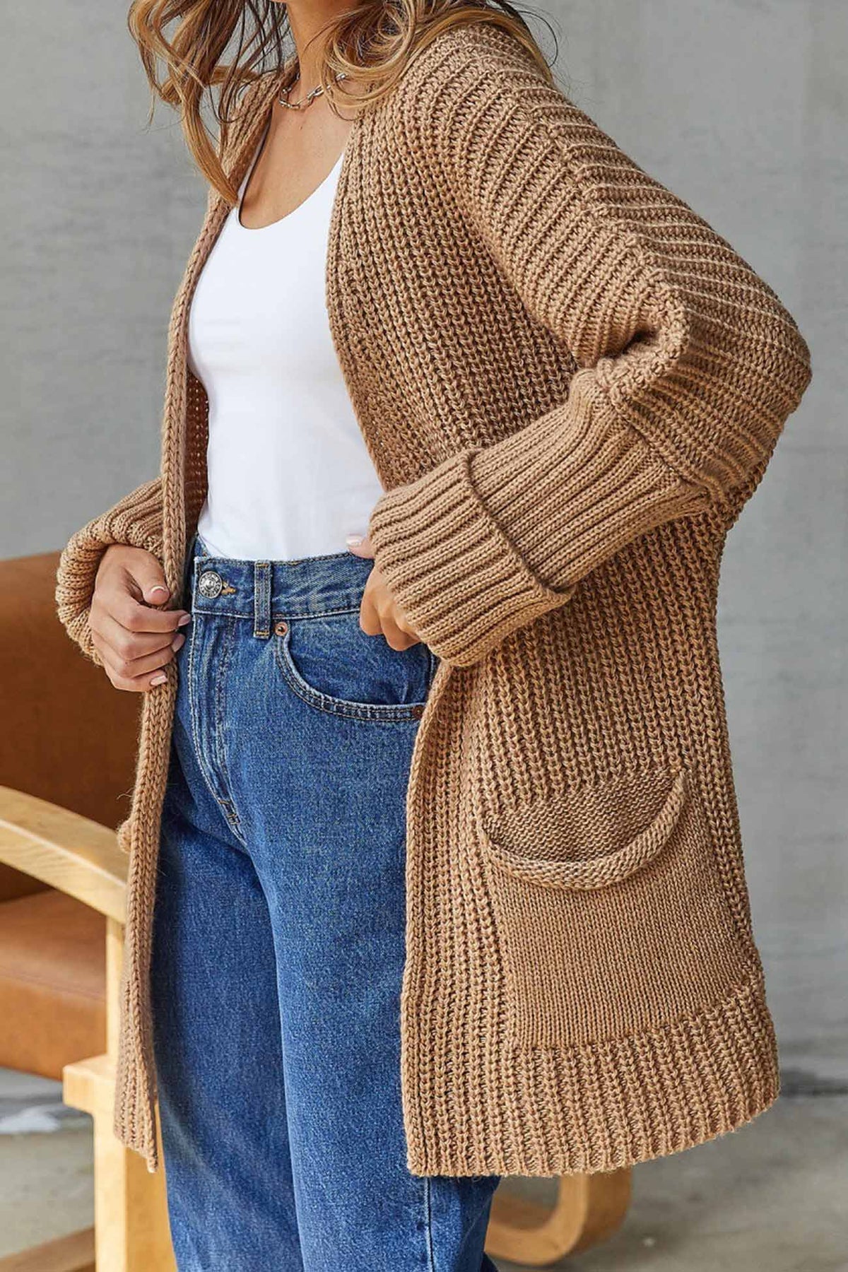 Women's Open-Front Cardigan