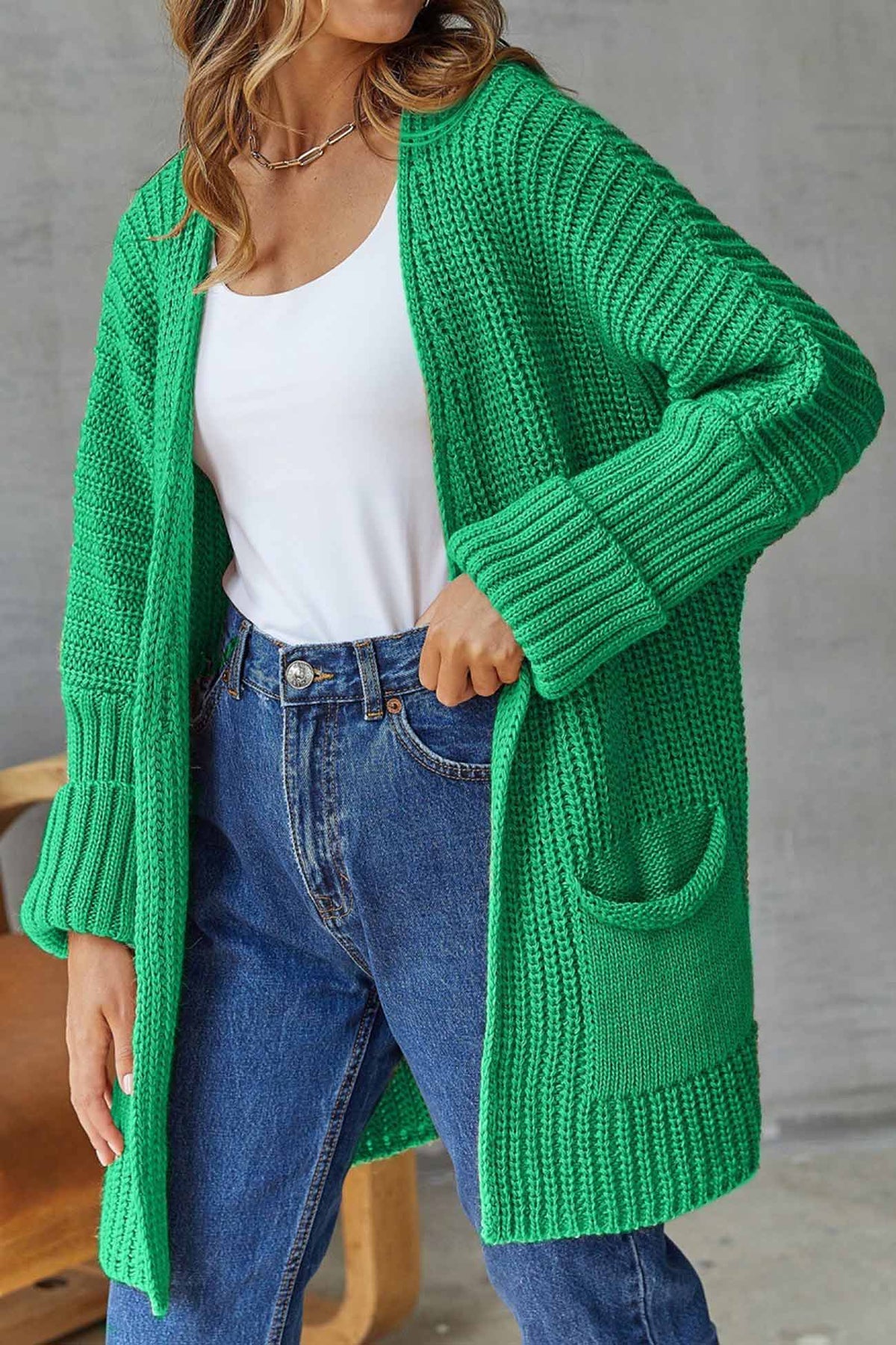 Women's Open-Front Cardigan