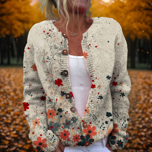 Women's Open-Front Cardigan with Relaxed Drape