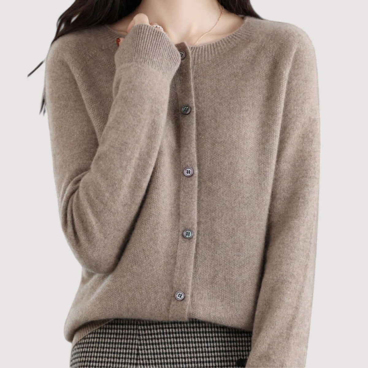 Women's Open-Neck Cardigan