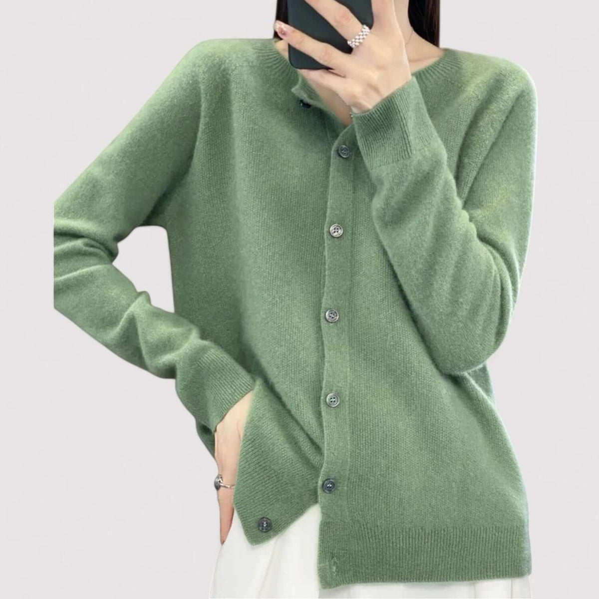 Women's Open-Neck Cardigan