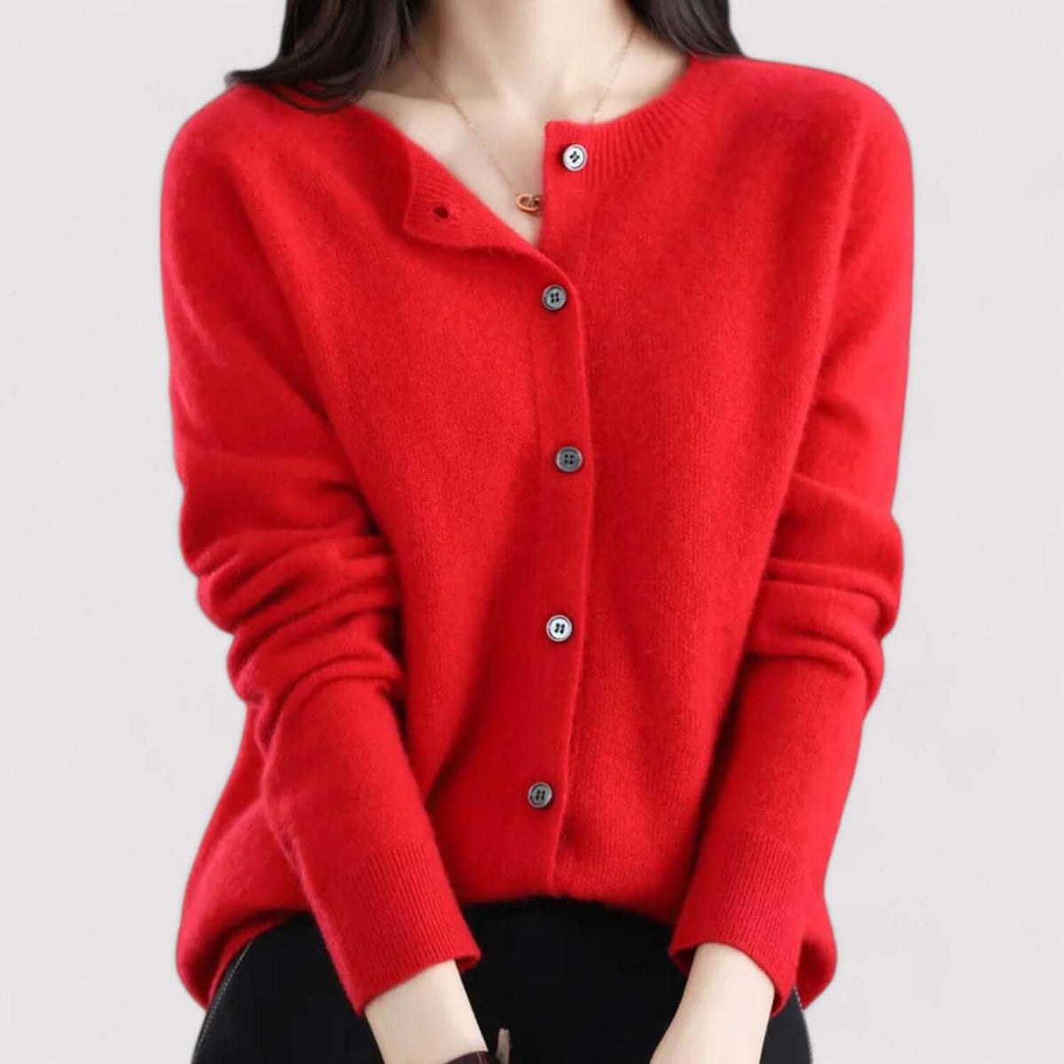 Women's Open-Neck Cardigan
