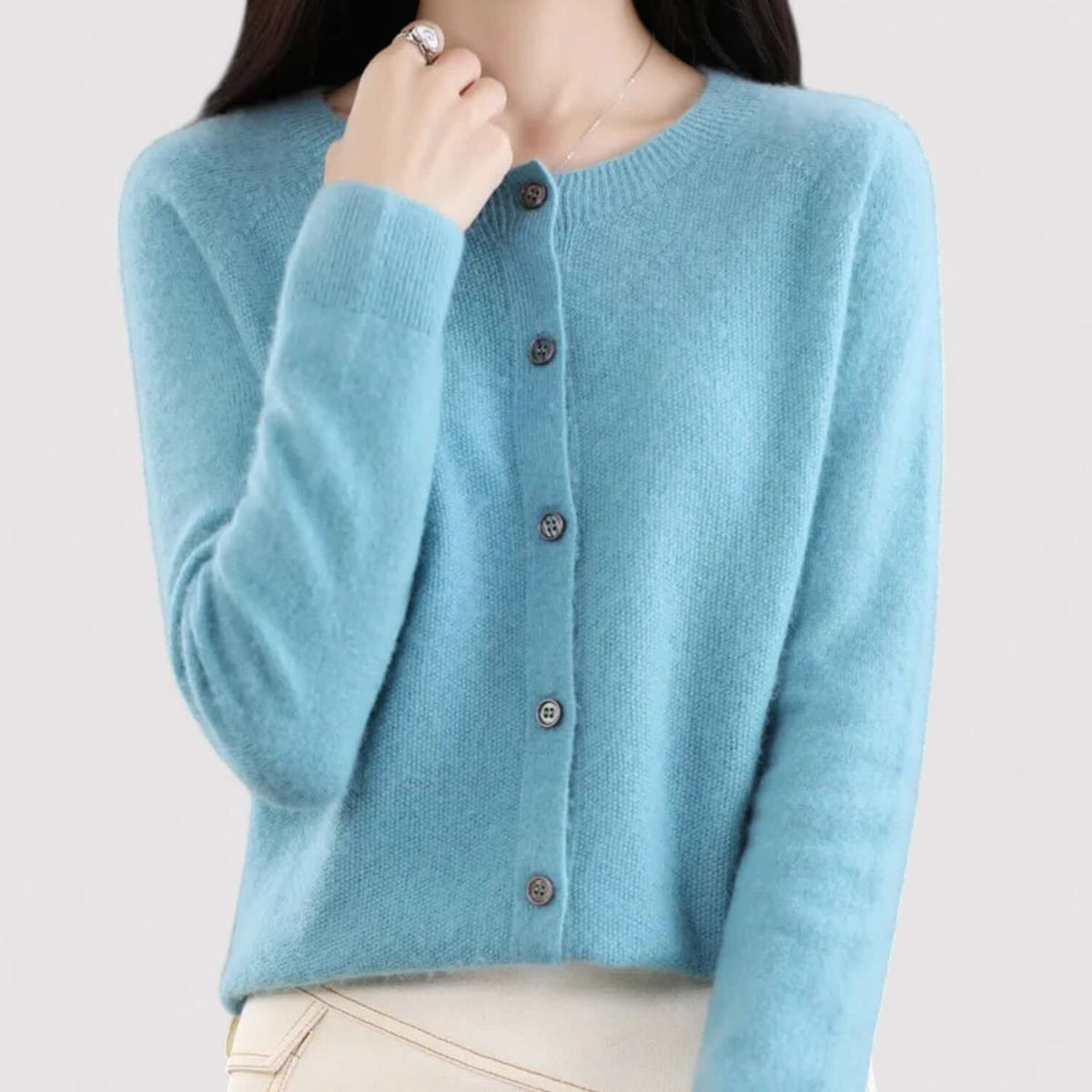 Women's Open-Neck Cardigan