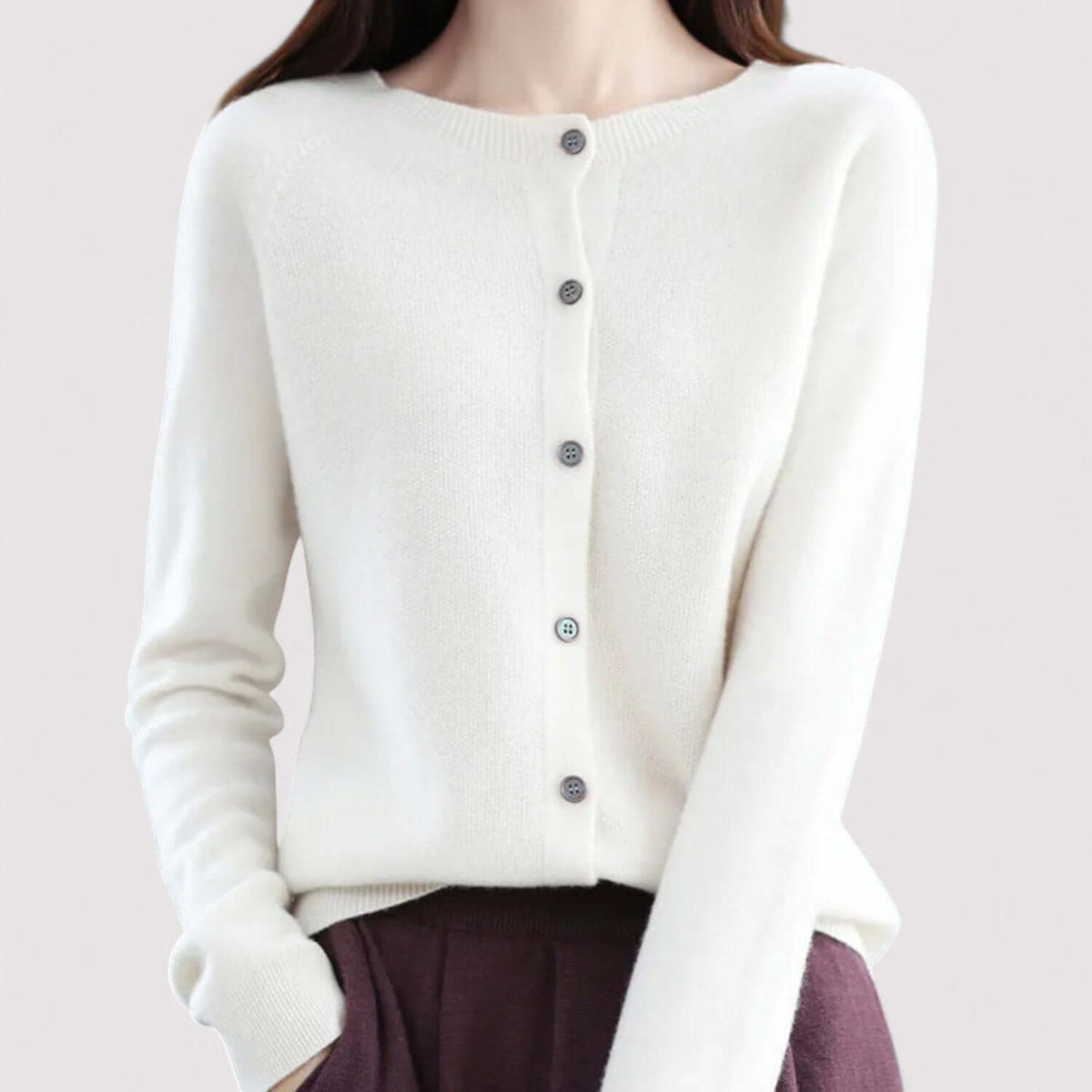 Women's Open-Neck Cardigan