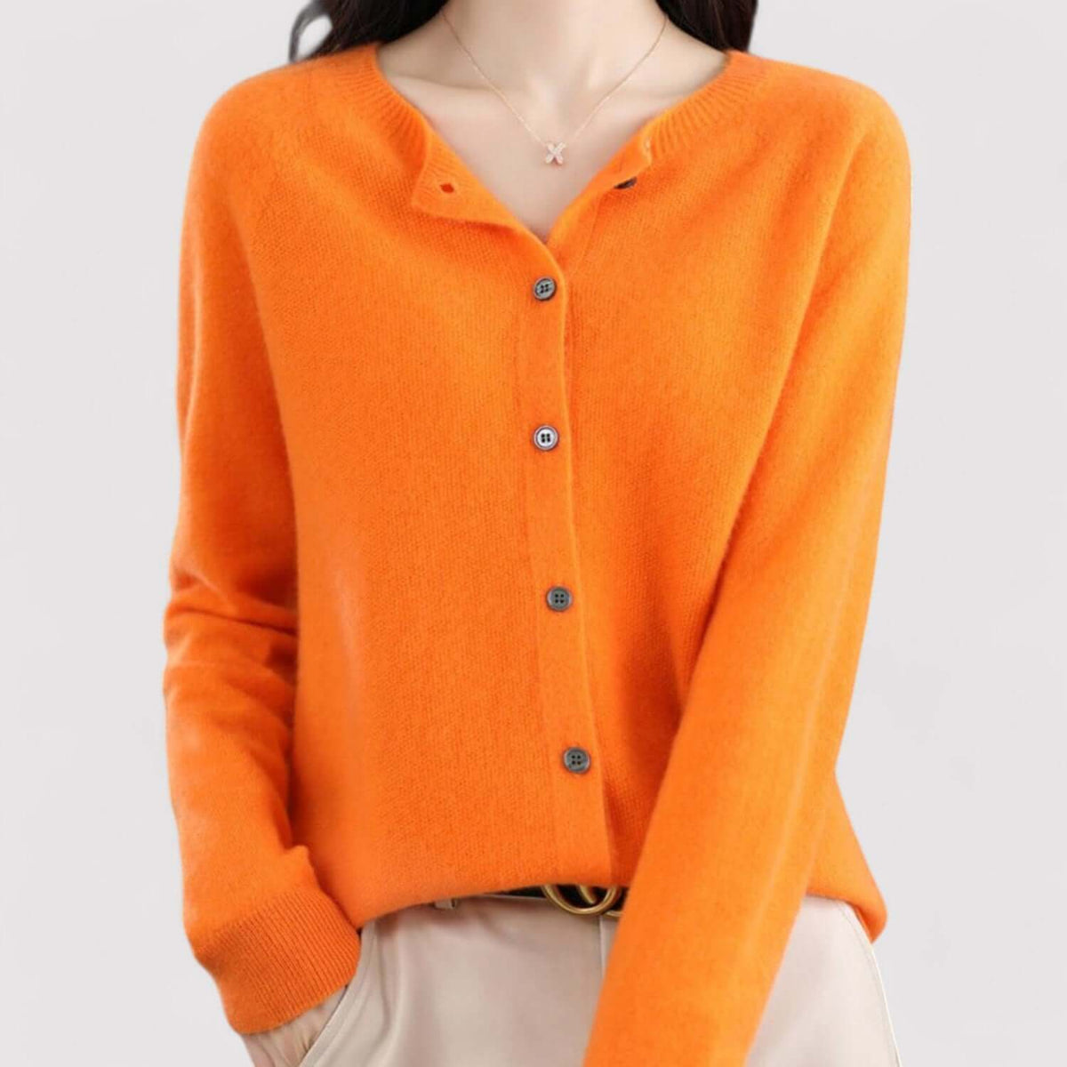 Women's Open-Neck Cardigan