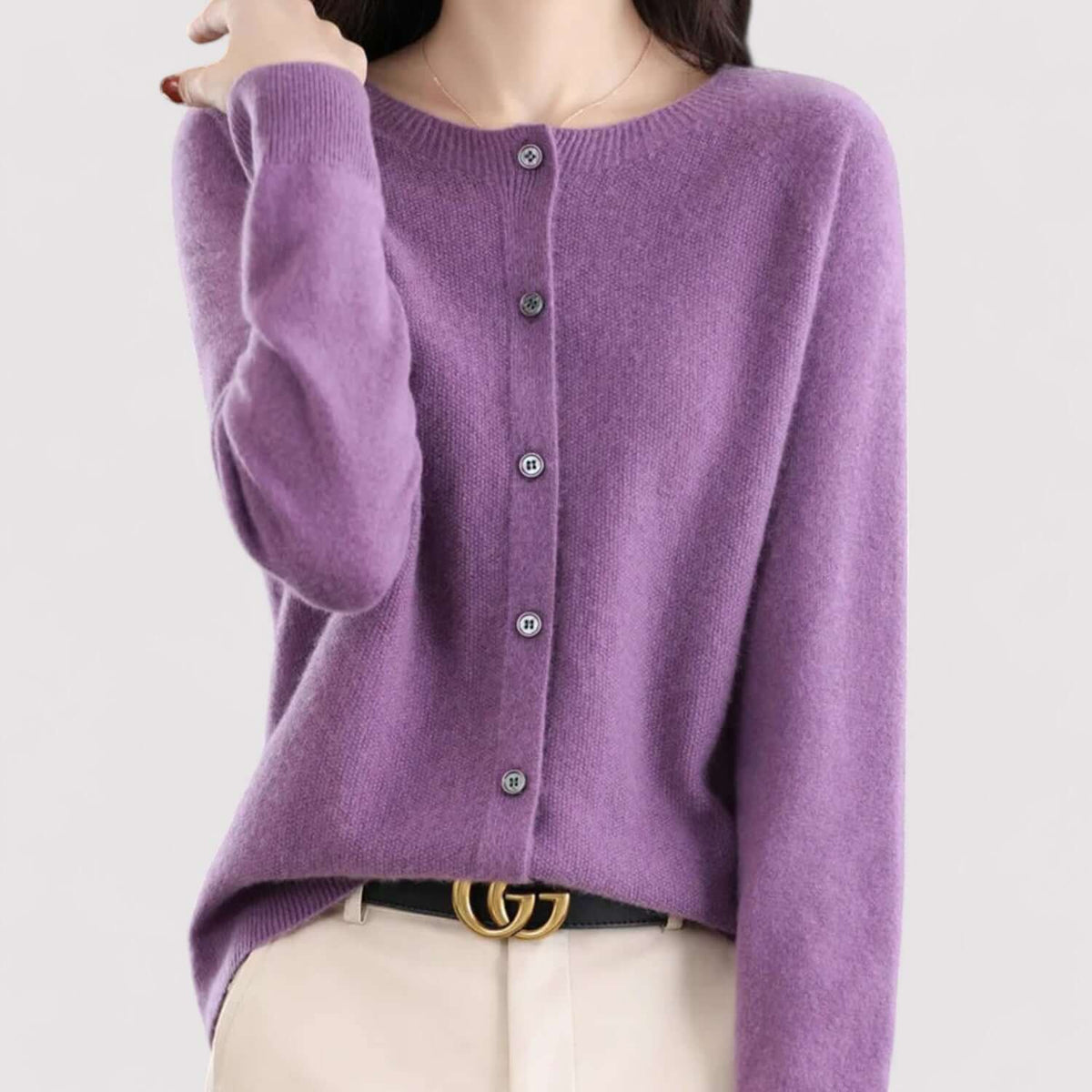 Women's Open-Neck Cardigan