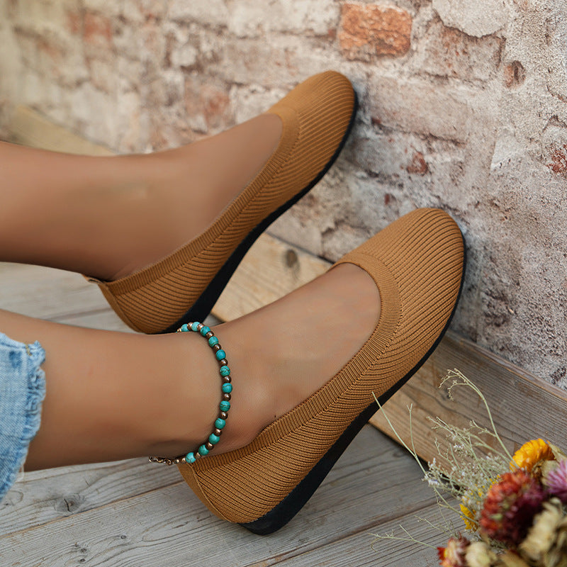 Women's Orthopedic Ballet Flats with Comfort Sole and Classic Design