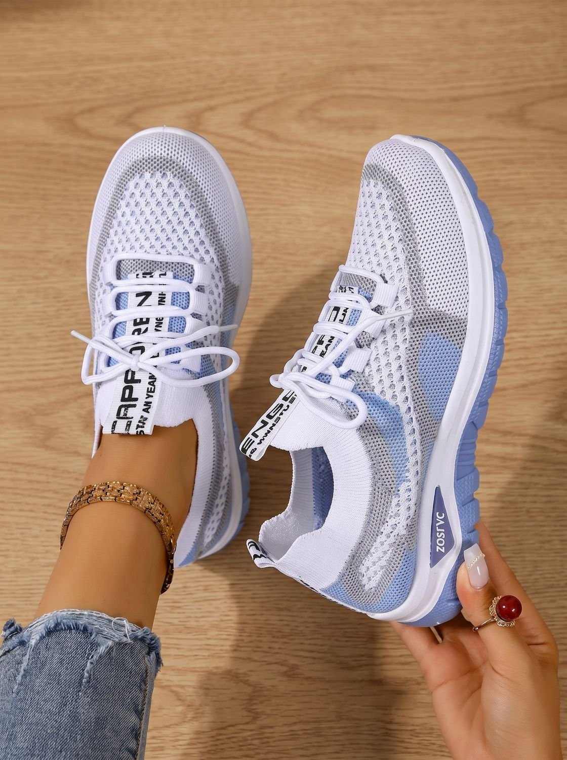Women's Orthopedic Breathable Lace-Up Sneakers