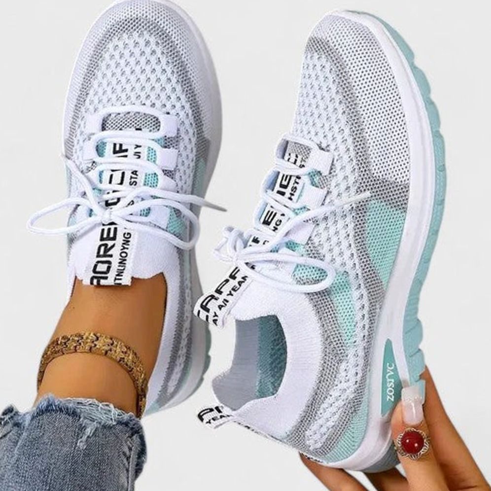 Women's Orthopedic Breathable Lace-Up Sneakers