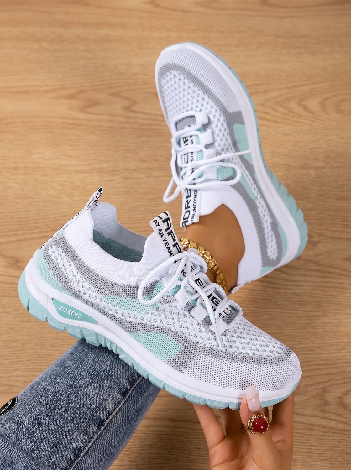 Women's Orthopedic Breathable Lace-Up Sneakers