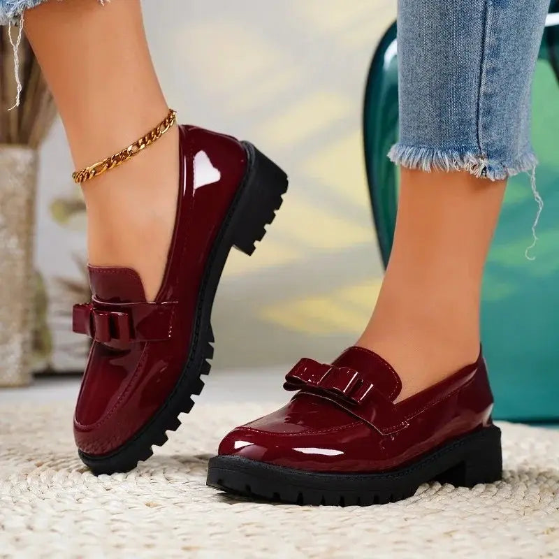 Women's Orthopedic Loafers with Bow Detail