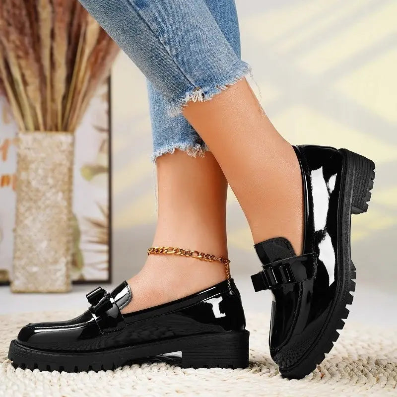 Women's Orthopedic Loafers with Bow Detail
