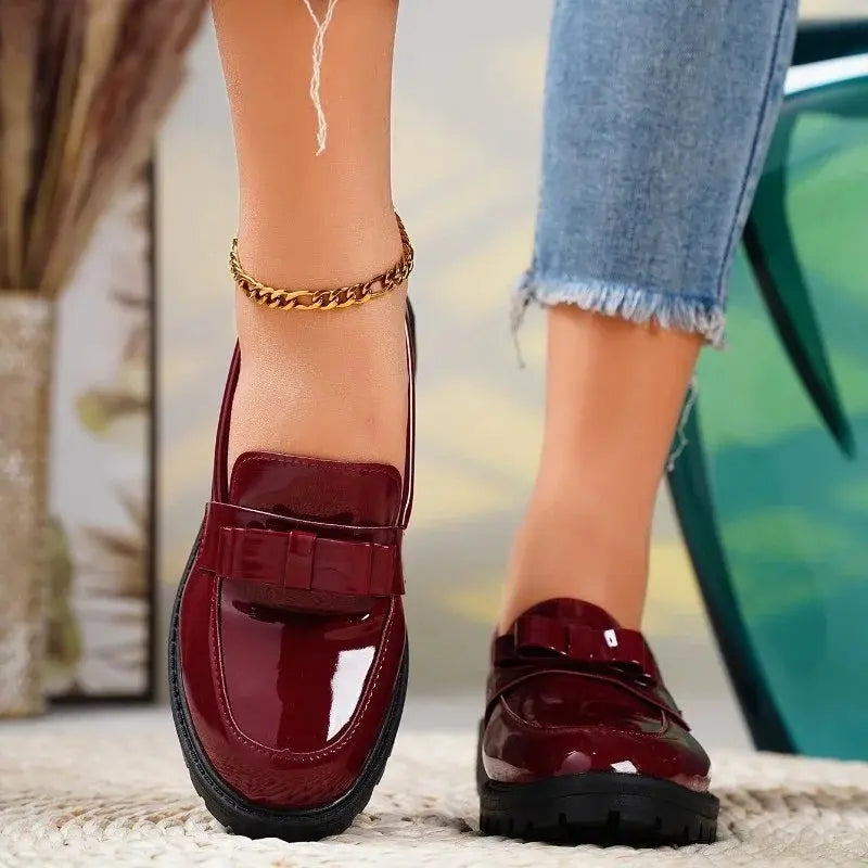 Women's Orthopedic Loafers with Bow Detail