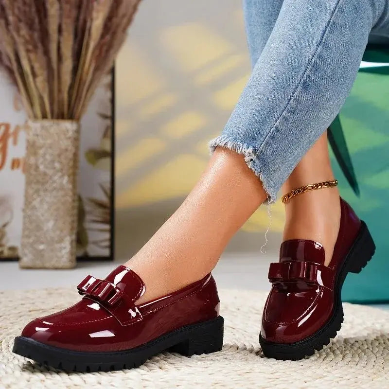 Women's Orthopedic Loafers with Bow Detail
