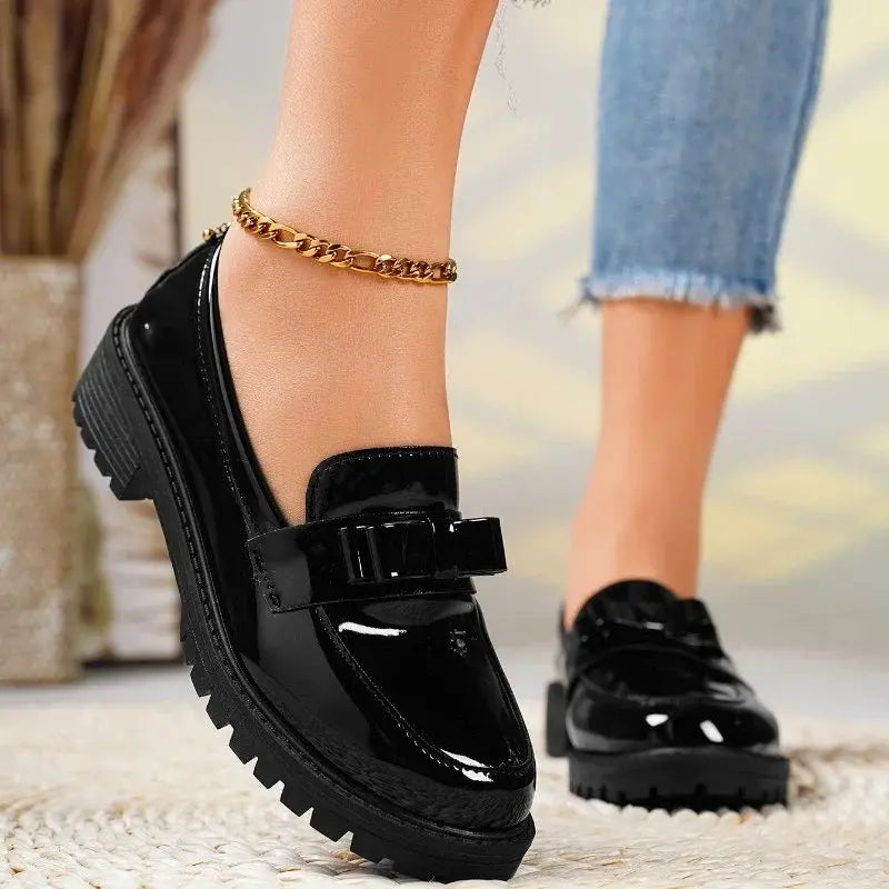 Women's Orthopedic Loafers with Bow Detail