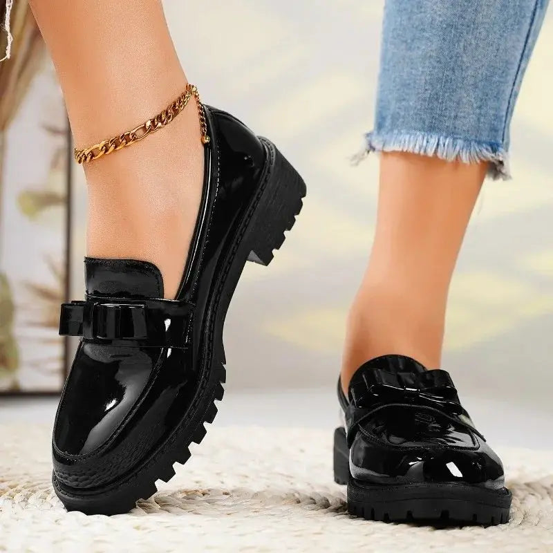 Women's Orthopedic Loafers with Bow Detail