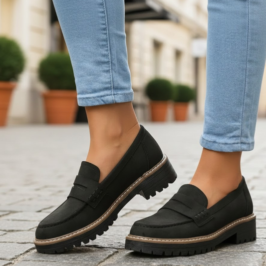 Women's Orthopedic Loafers with Cushioned Insole for All-Day Comfort