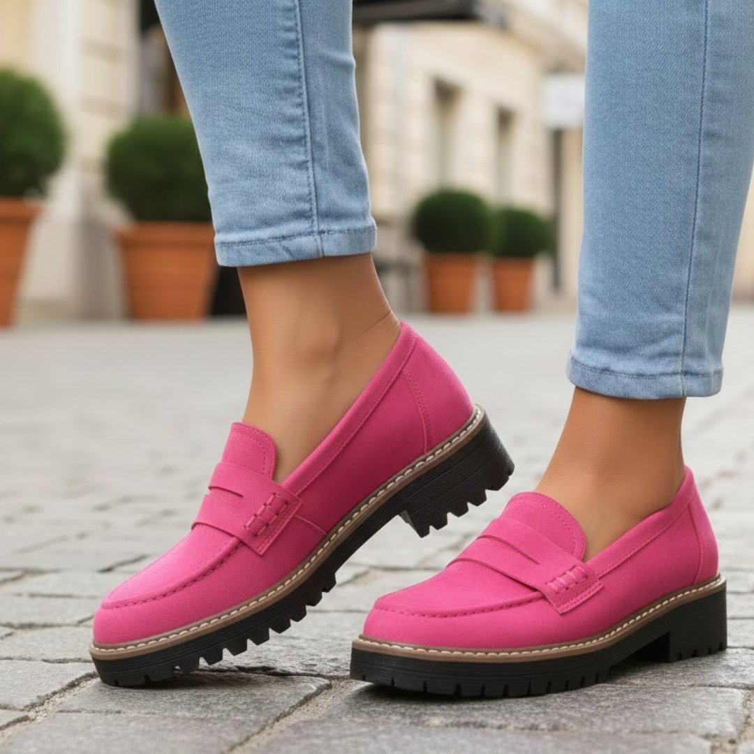 Women's Orthopedic Loafers with Cushioned Insole for All-Day Comfort