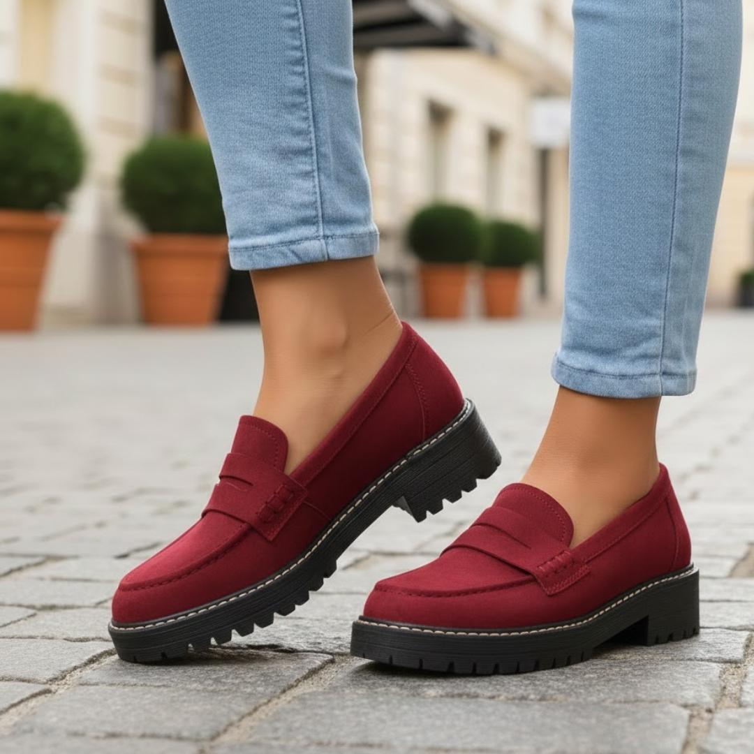Women's Orthopedic Loafers with Cushioned Insole for All-Day Comfort