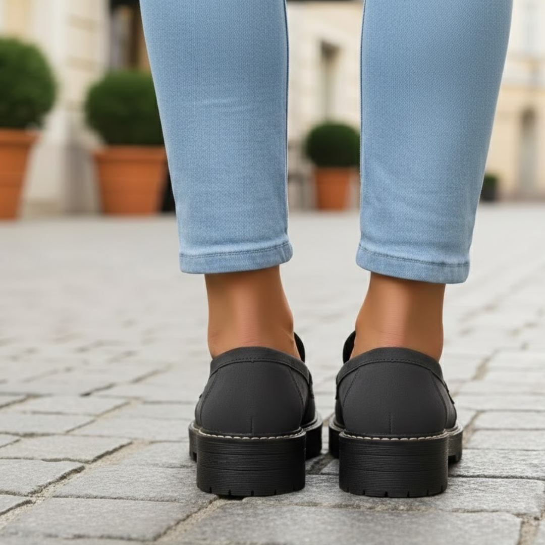 Women's Orthopedic Loafers with Cushioned Insole for All-Day Comfort