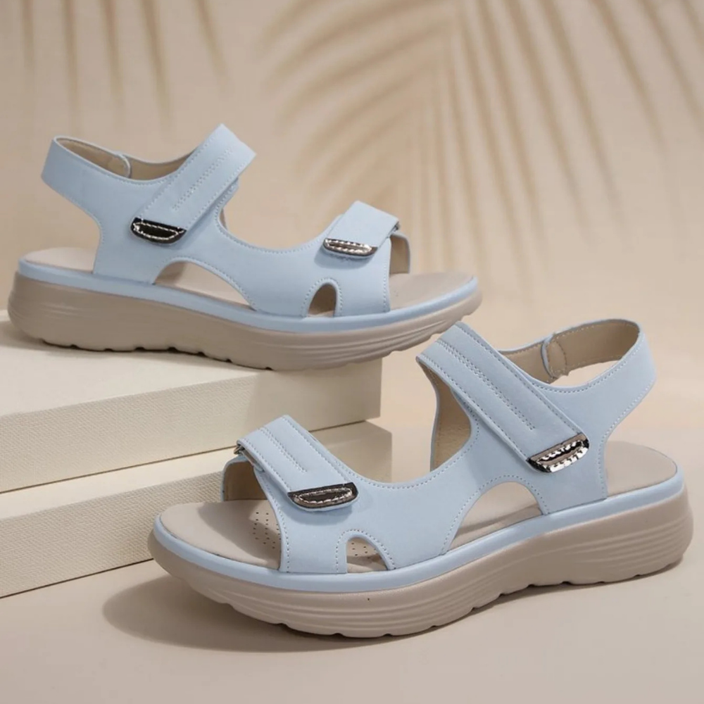 Women's Orthopedic Sandals with Adjustable Straps, Anatomical Support, and Elegant Design