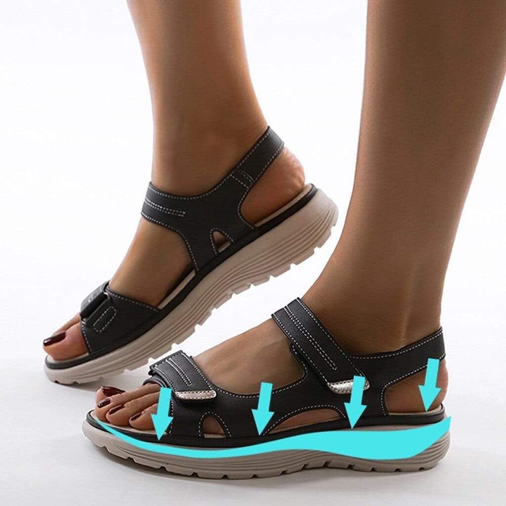 Women's Orthopedic Sandals with Adjustable Straps for Optimal Comfort