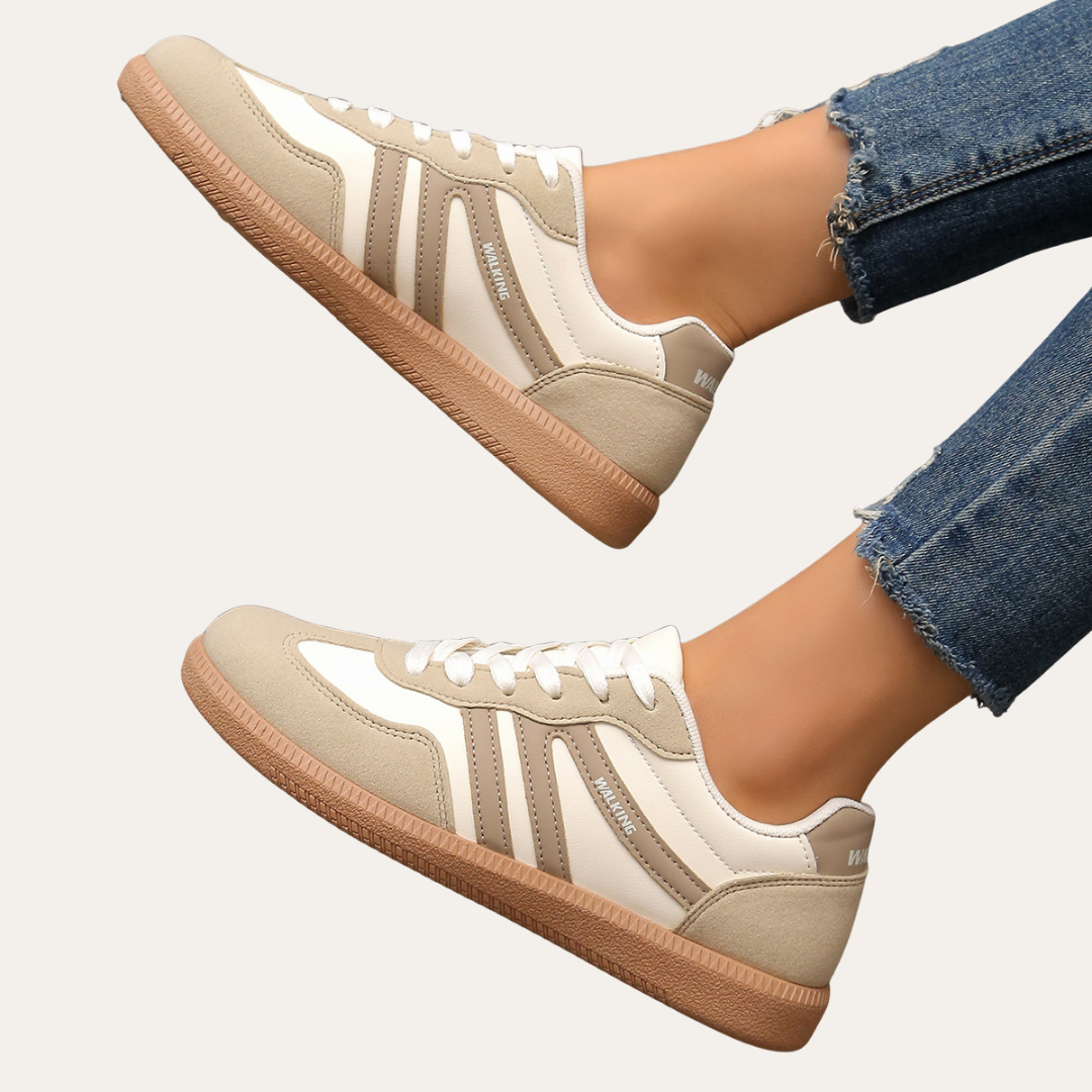 Women's Orthopedic Sneakers - Comfortable Casual Shoes with Arch Support, Soft Sole and Ergonomic Fit