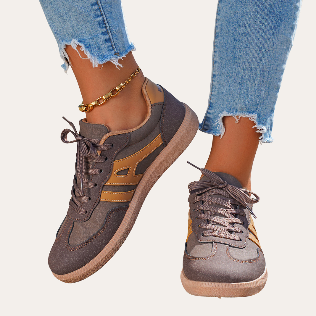 Women's Orthopedic Sneakers - Comfortable Casual Shoes with Arch Support, Soft Sole and Ergonomic Fit