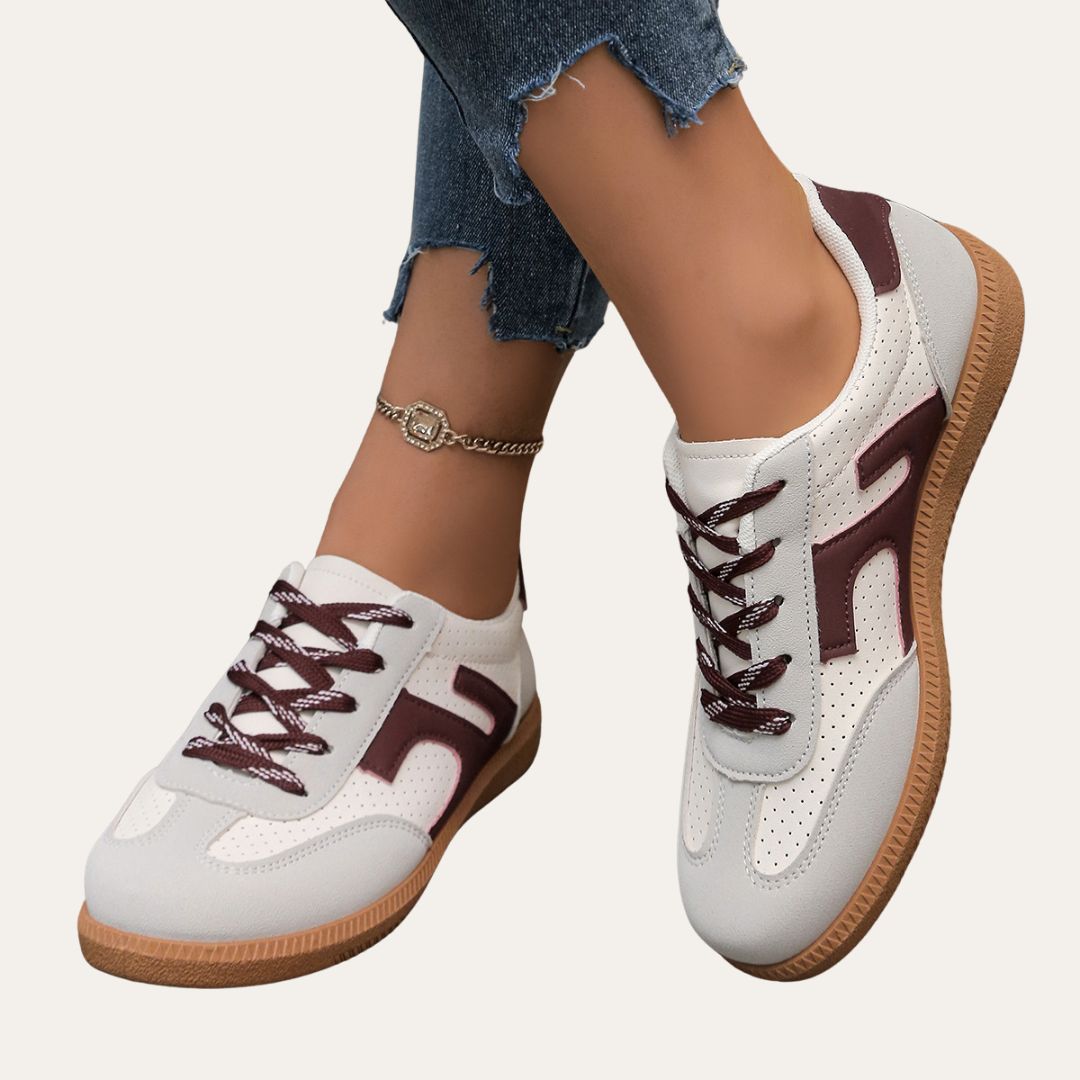 Women's Orthopedic Sneakers - Comfortable Casual Shoes with Arch Support, Soft Sole and Ergonomic Fit