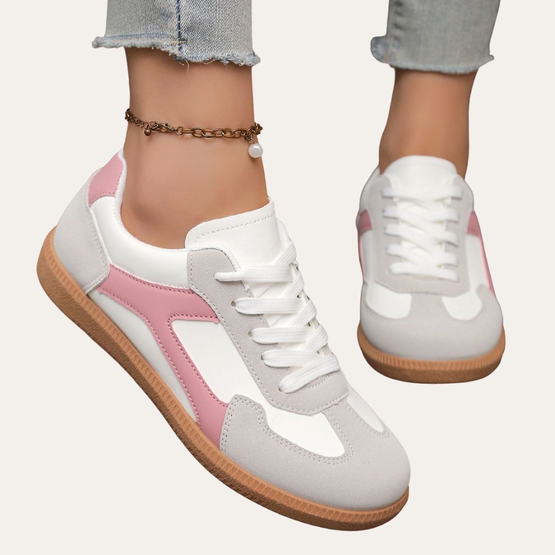 Women's Orthopedic Sneakers - Comfortable Casual Shoes with Arch Support, Soft Sole and Ergonomic Fit