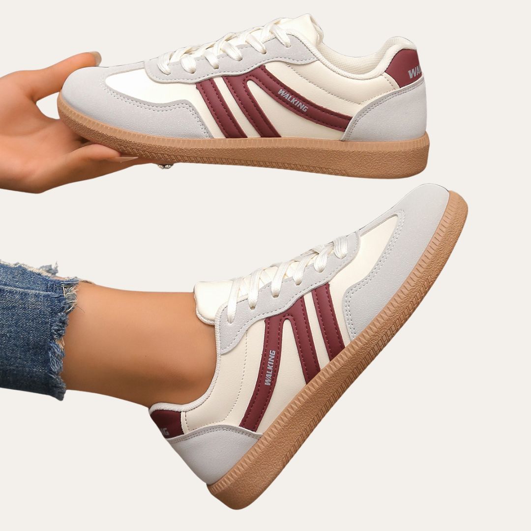 Women's Orthopedic Sneakers - Comfortable Casual Shoes with Arch Support, Soft Sole and Ergonomic Fit