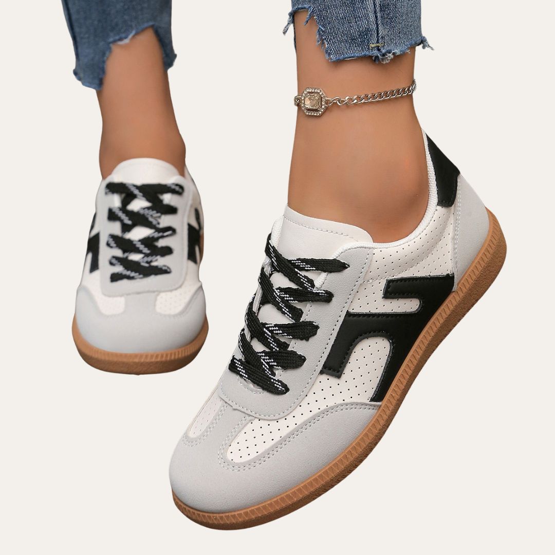 Women's Orthopedic Sneakers - Comfortable Casual Shoes with Arch Support, Soft Sole and Ergonomic Fit