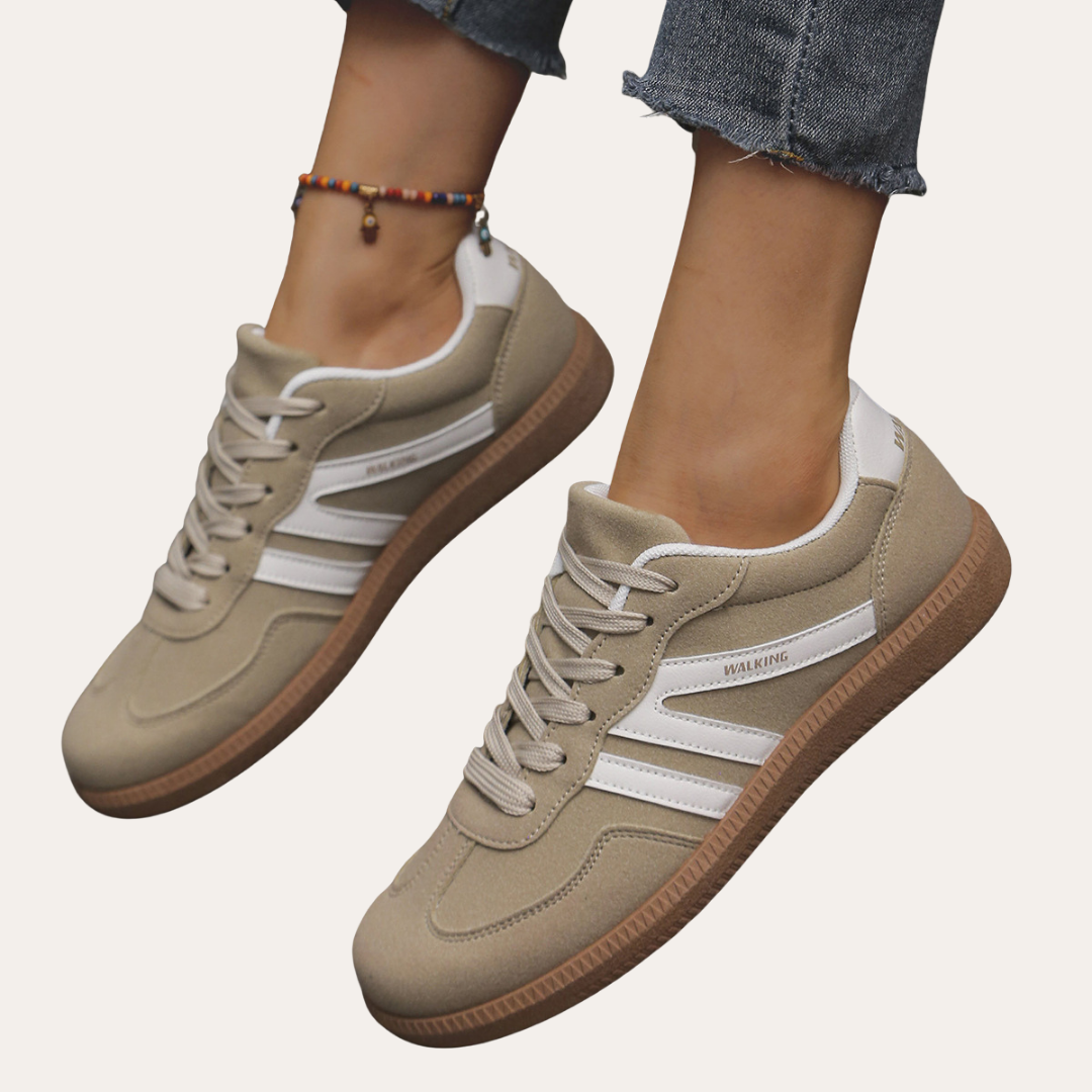 Women's Orthopedic Sneakers - Comfortable Casual Shoes with Arch Support, Soft Sole and Ergonomic Fit