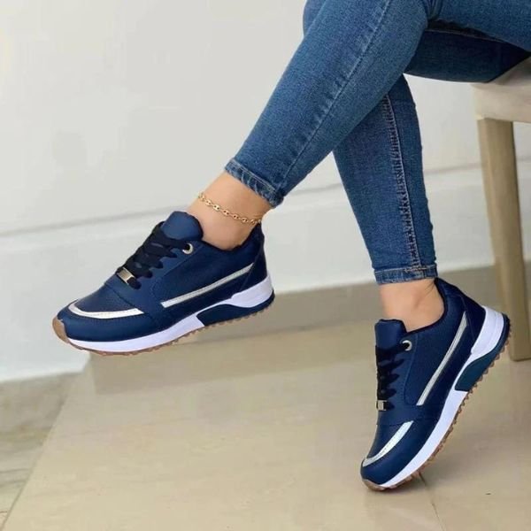 Women's Orthopedic Walking Sneakers with Memory Foam Sole
