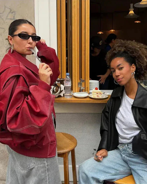 Women's Oversized Comfortable Jacket with Elegant Finish