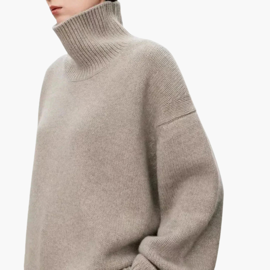 Women’s Oversized High-Neck Sweater