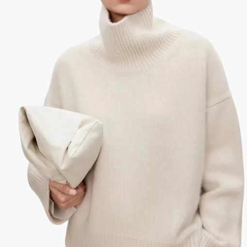 Women’s Oversized High-Neck Sweater