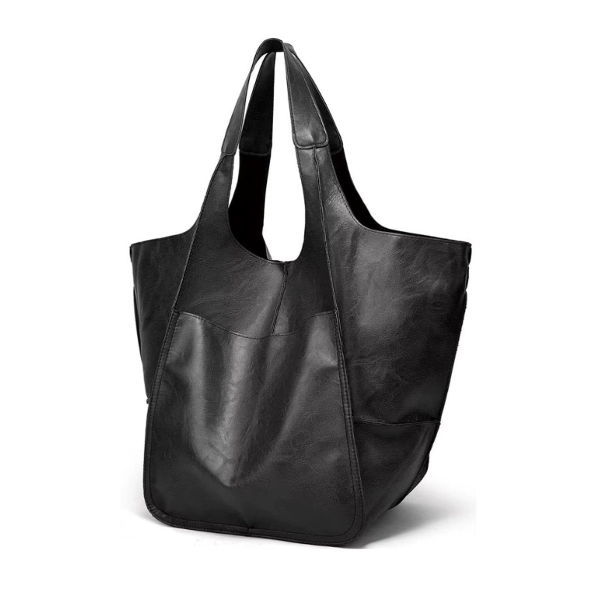Women's Oversized Magnetic-Closure Tote Bag