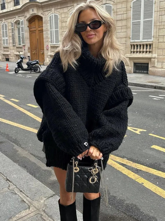 Women's Oversized Sweater Dress