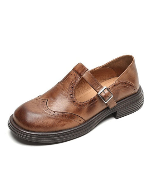 Women's Platform T-Strap Mary Jane Shoes