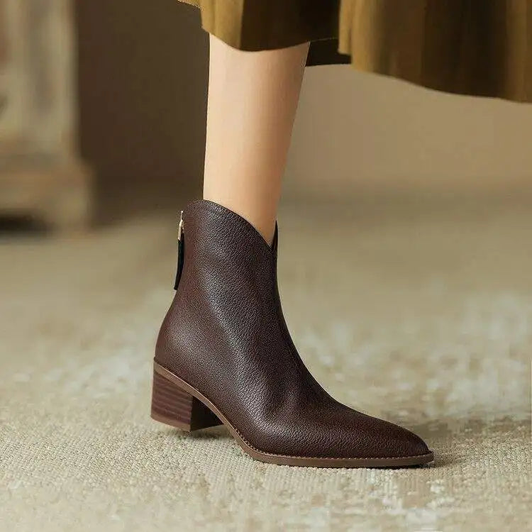 Women's Pointed-Toe Ankle Boots