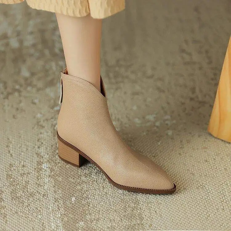 Women's Pointed-Toe Ankle Boots