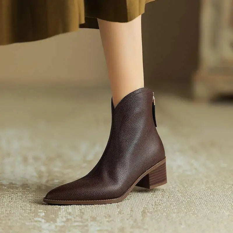 Women's Pointed-Toe Ankle Boots